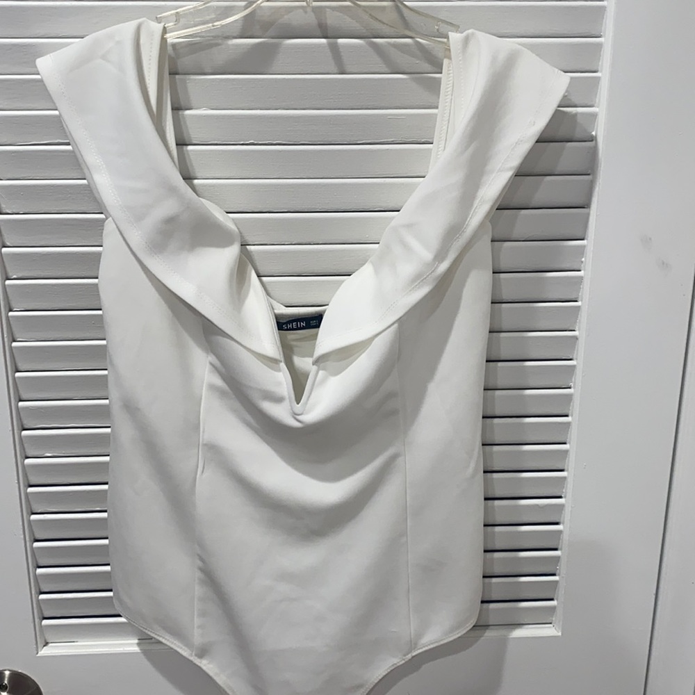 Shein off the shoulder bodysuit